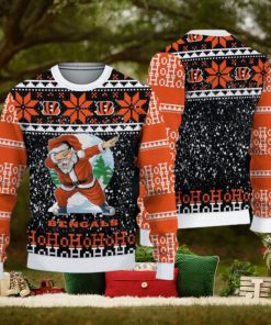 Cincinnati Bengals Fans Santa Claus Ugly Christmas Sweater Gift