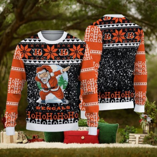 Cincinnati Bengals Fans Santa Claus Ugly Christmas Sweater Gift