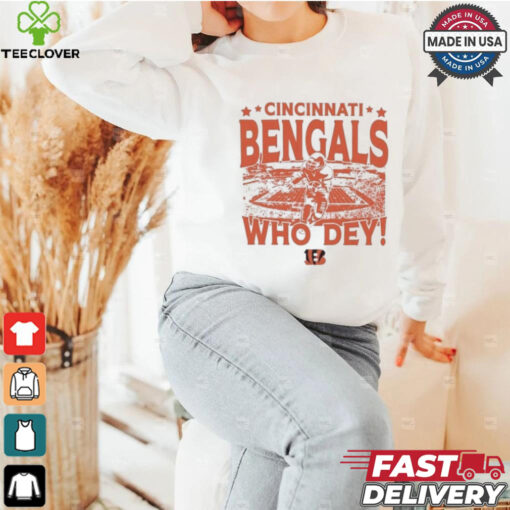 Cincinnati Bengals Gameday Who Dey Vintage Stadium Shirt