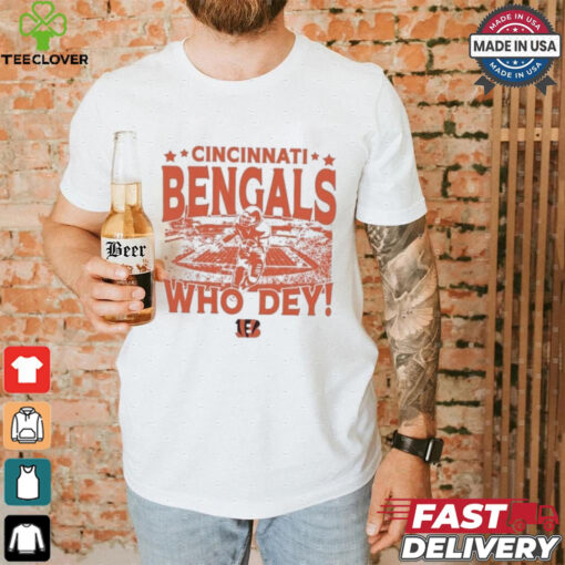 Cincinnati Bengals Gameday Who Dey Vintage Stadium Shirt