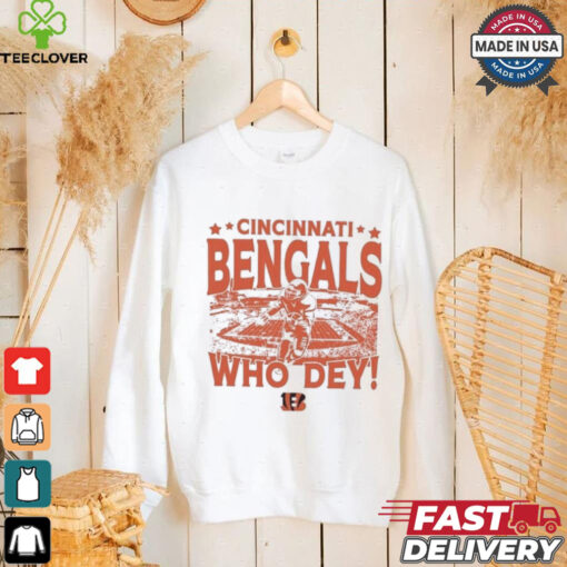 Cincinnati Bengals Gameday Who Dey Vintage Stadium Shirt