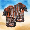 Cincinnati Bengals Short Sleeve Button Up Tropical Hawaiian Shirt