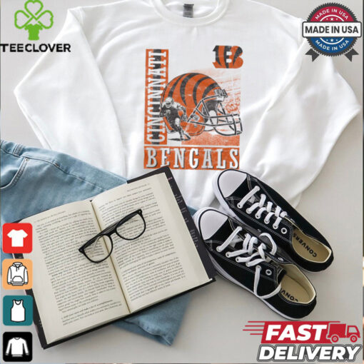 Cincinnati Bengals Helmet Dash T Shirt