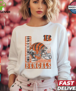 Cincinnati Bengals Helmet Dash T Shirt