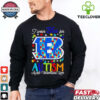 Detroit Lions I wear blue for Autism accept understand love shirt