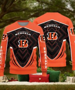 Cincinnati Bengals Knitted Sweater For Christmas
