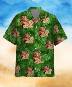 Cincinnati Bengals Leprechaun St Patricks Day Button Up Hawaiian Shirt