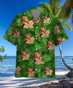 Cincinnati Bengals Leprechaun St Patricks Day Button Up Hawaiian Shirt