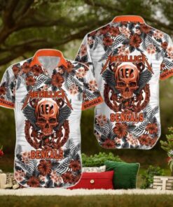 Cincinnati Bengals Logo NFL Men Hawaiian Shirt Football Team Custom Gifts Gift For Him