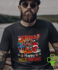 Cincinnati Bengals Mascot Happy Hallothanksmas Shirt