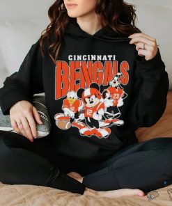 Cincinnati Bengals Mickey Donald Duck And Goofy Football Team 2024 T shirt