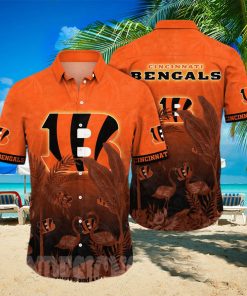 Cincinnati Bengals NFL Flower Full Printed 3D Hawaiian Shirt