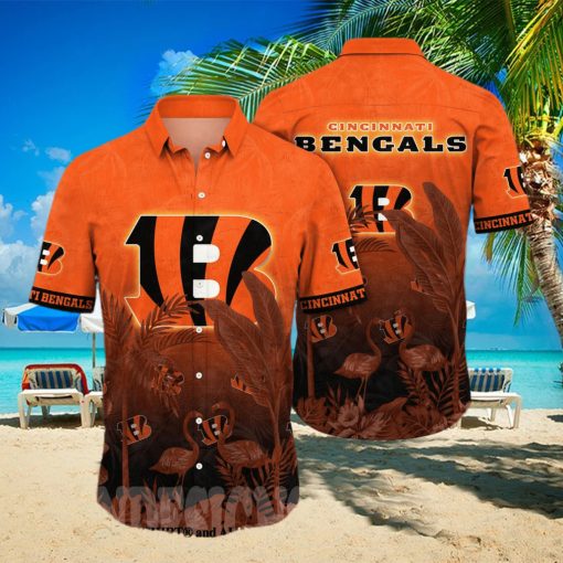 Cincinnati Bengals NFL Flower Full Printed 3D Hawaiian Shirt