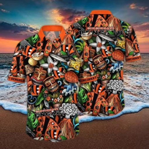 Cincinnati Bengals NFL Flower Hawaii Shirt And Tshirt For Fans
