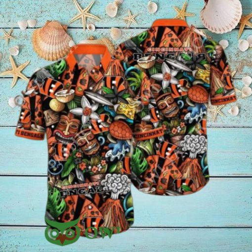 Cincinnati Bengals NFL Flower Summer Vibe Hawaiian Shirt