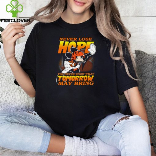 Cincinnati Bengals NFL Football Mickey Disney Never Lose Hope T Shirt