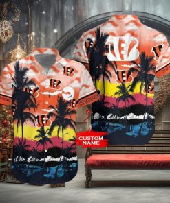 Cincinnati Bengals NFL Gift For Fan Personalized Hawaiian Shirt & Short