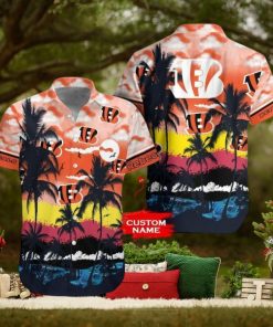 Cincinnati Bengals NFL Gift For Fan Personalized Hawaiian Shirt & Short
