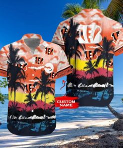 Cincinnati Bengals NFL Gift For Fan Personalized Hawaiian Shirt