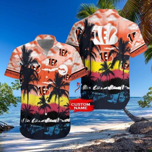 Cincinnati Bengals NFL Gift For Fan Personalized Hawaiian Shirt