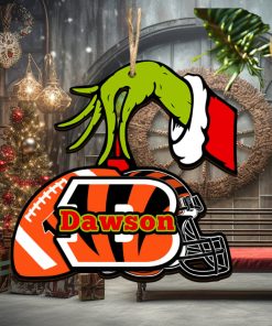 Cincinnati Bengals NFL Grinch Personalized Ornament SP121023103ID03