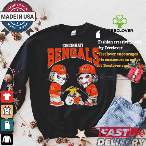 Cincinnati Bengals NFL Halloween Peeing Funny Shirt