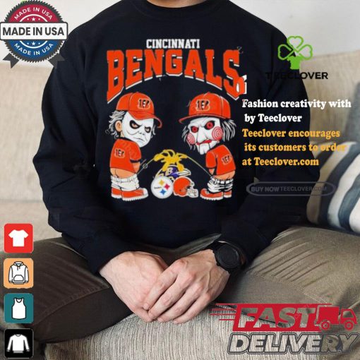 Cincinnati Bengals NFL Halloween Peeing Funny Shirt