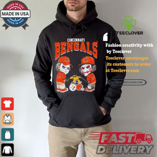 Cincinnati Bengals NFL Halloween Peeing Funny Shirt