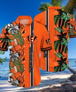 Cincinnati Bengals NFL Hawaiian Shirt Evening Strolls Aloha Shirt