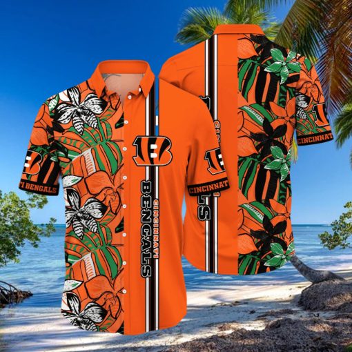 Cincinnati Bengals NFL Hawaiian Shirt Evening Strolls Aloha Shirt