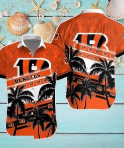 Cincinnati Bengals NFL Hawaiian Shirt Palm Trees Pattern New Design For Fans
