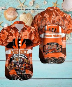 Cincinnati Bengals NFL Hawaiian shirt Custom Name Summer Gift