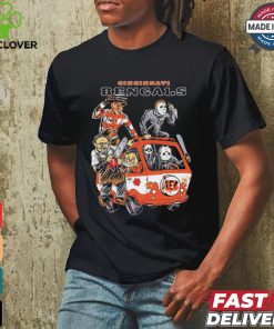 Cincinnati Bengals NFL Horror Characters Movie Hippie Halloween Shirt