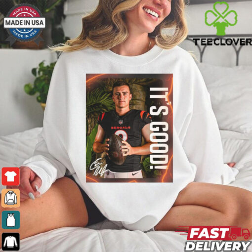 Cincinnati Bengals NFL It’s Good Evan McPherson Signature Poster t shirt