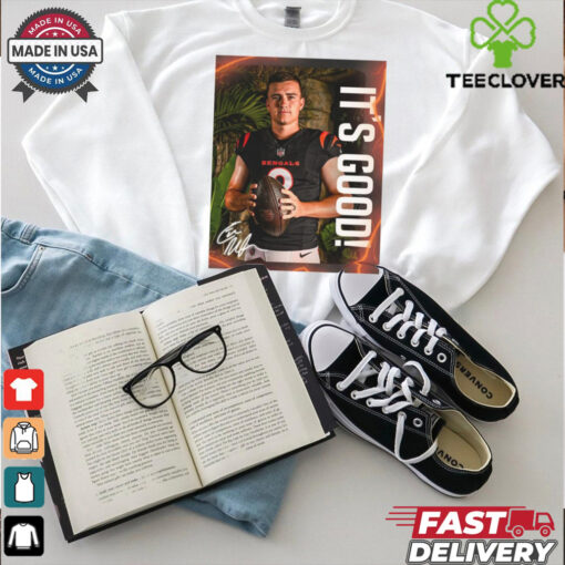 Cincinnati Bengals NFL It’s Good Evan McPherson Signature Poster t shirt