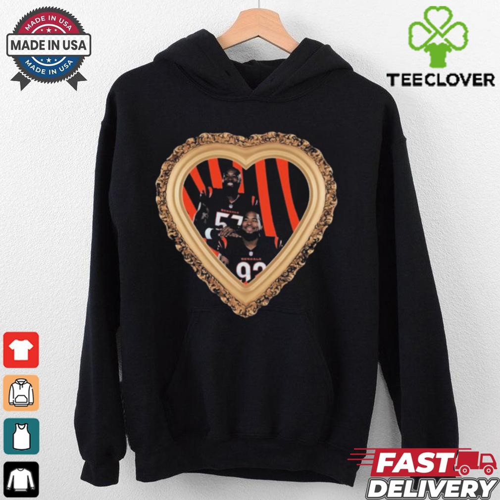 Cincinnati Bengals NFL Step Brother D Germaine Pratt and B.J. Hill Heart t shirt Cincinnati Bengals NFL Step Brother D Germaine Pratt and B.J. Hill Heart t shirt