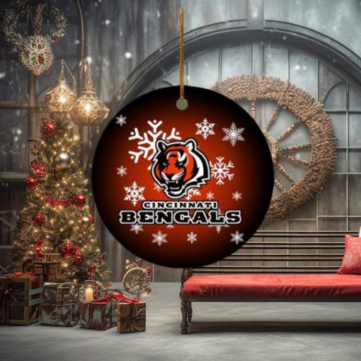 Cincinnati Bengals NFL Xmas Gifts For Fan Christmas Decorations Ornament