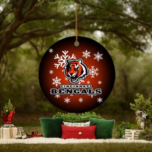 Cincinnati Bengals NFL Xmas Gifts For Fan Christmas Decorations Ornament