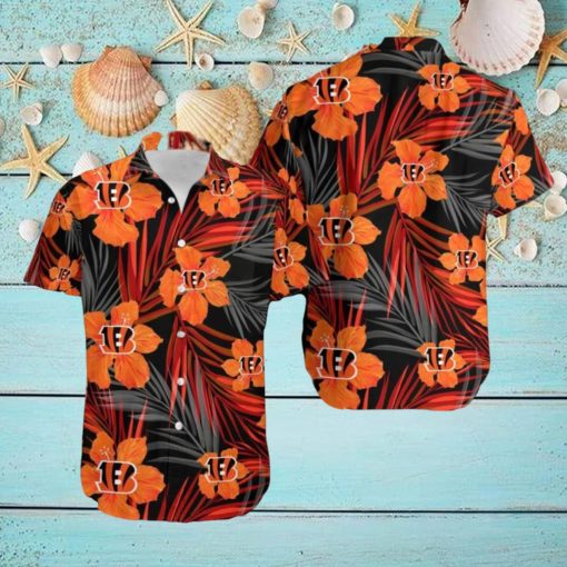 Cincinnati Bengals New Design 3D Flower Hawaiian Shirt For Men Women