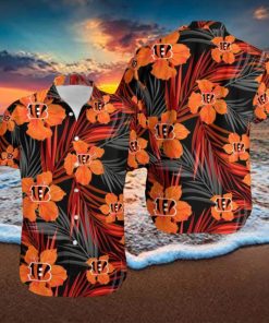 Cincinnati Bengals New Design 3D Flower Hawaiian Shirt For Men Women