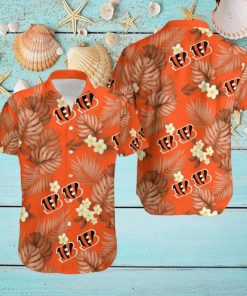Cincinnati Bengals New Style 3D Flower Hawaiian Shirt For Men Women