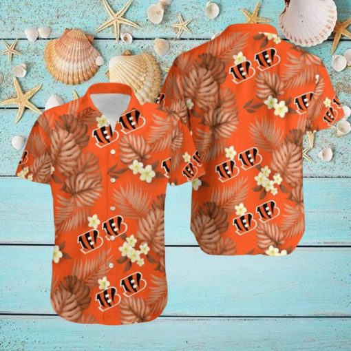 Cincinnati Bengals New Style 3D Flower Hawaiian Shirt For Men Women