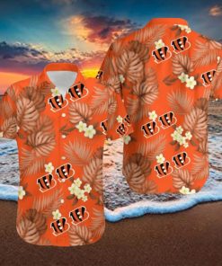 Cincinnati Bengals New Style 3D Flower Hawaiian Shirt For Men Women