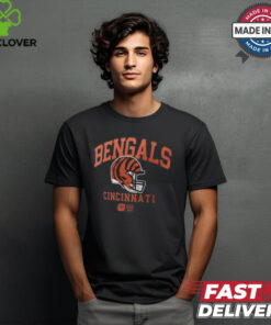 Cincinnati Bengals Nike Anthracite Helmet Essential T Shirt