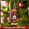 New England Patriots Personalized Your Name Mickey Mouse And NFL Team Ornament SP161023181ID03