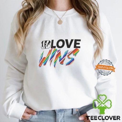 Cincinnati Bengals Pride Love Wins 2024 Shirt