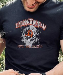 Cincinnati Bengals Rule The Jungle Womens Boyfriend T Shirt