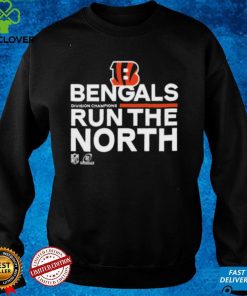 Cincinnati Bengals Run The North 2021 AFC Division Champions Sweathoodie, sweater, longsleeve, shirt v-neck, t-shirt