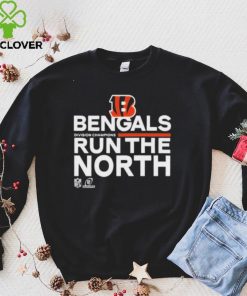 Cincinnati Bengals Run The North 2021 AFC Division Champions Sweathoodie, sweater, longsleeve, shirt v-neck, t-shirt