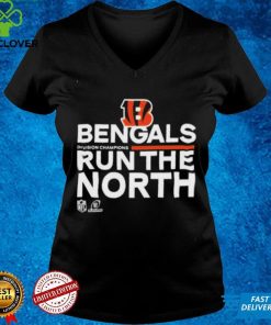 Cincinnati Bengals Run The North 2021 AFC Division Champions Sweathoodie, sweater, longsleeve, shirt v-neck, t-shirt